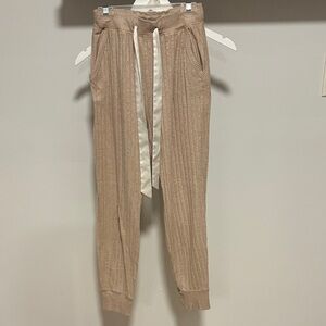 Abercrombie & Fitch ribbed lounge joggers.